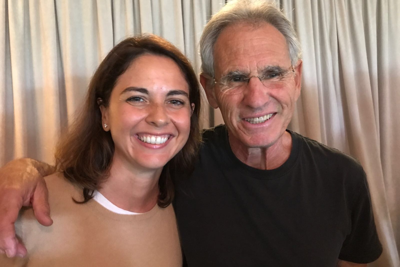 Anna con Jon Kabat Zinn